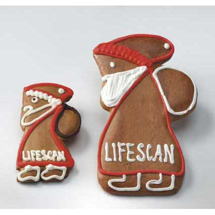 Lebkuchen-Weihnachtsmann einfach mit Zuckerguss