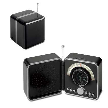 Tischradio Vintage Cube