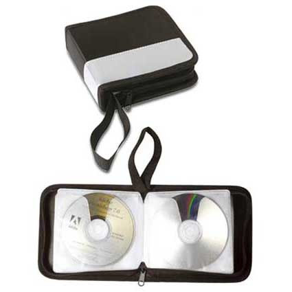 CD-Etui für 24 CDs mit Trageschlaufe