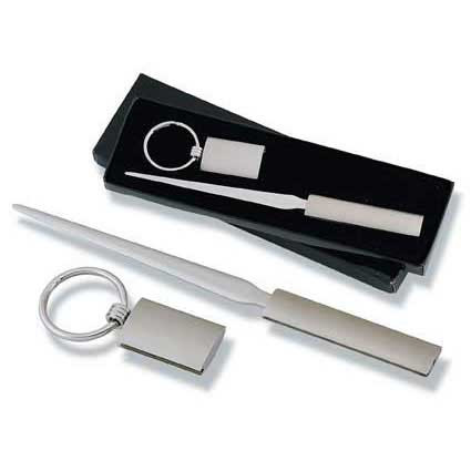 Set mit Brieföffner und Schlüsselanhänger