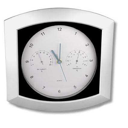 Quarz-Wanduhr mit Zusatzanzeigen