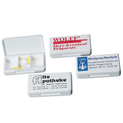 Pillendose aus Kunststoff