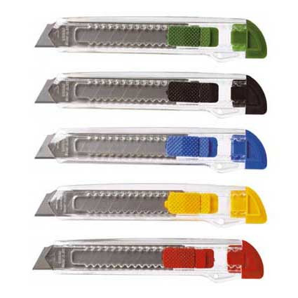 Abbrechmesser transparent