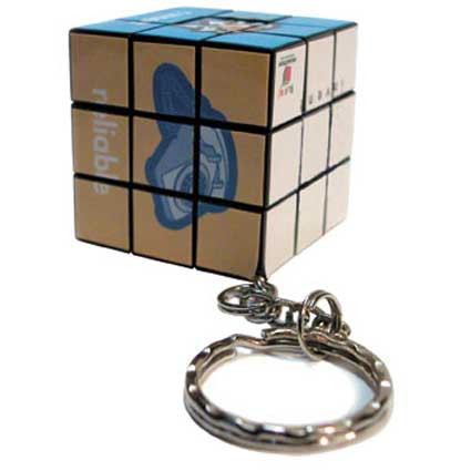 Zauberwürfel am Keyring