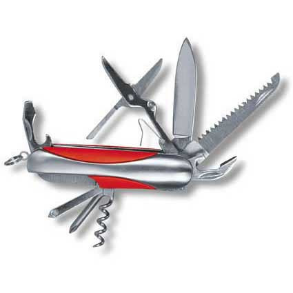 Metall-Taschenmesser mit 13 Funktionen