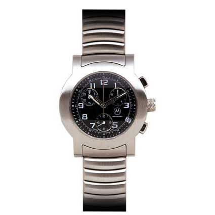 Chronograph Herren Armbanduhr schwarz