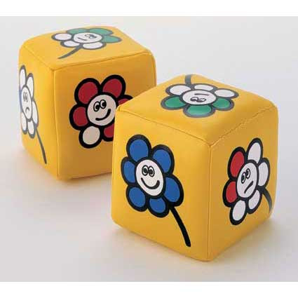 Softwürfel Blümchen