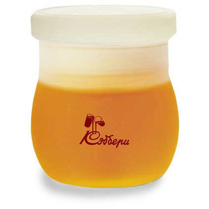 Gelkerze im Glas