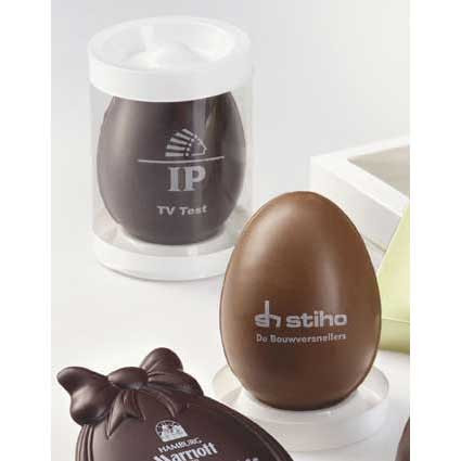 Schokoladen-Eier mit Zuckerdruck Promo