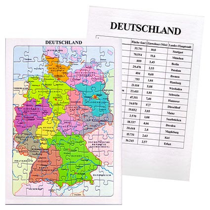 Puzzle Deutschland und seine Nachbarn