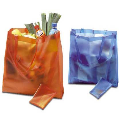 Einkaufstasche transparent gefrostet